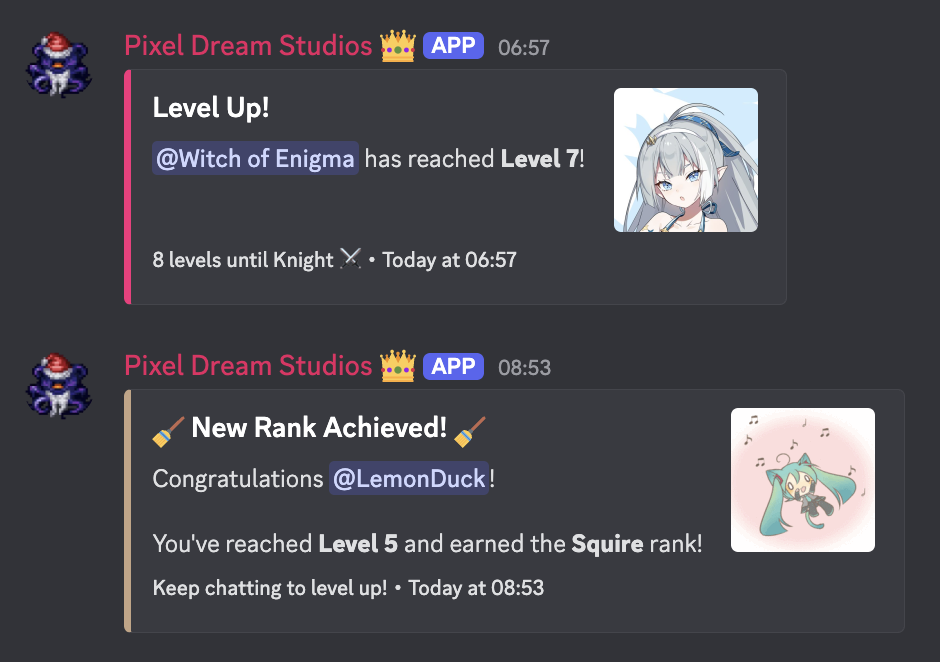 Leveling system demo