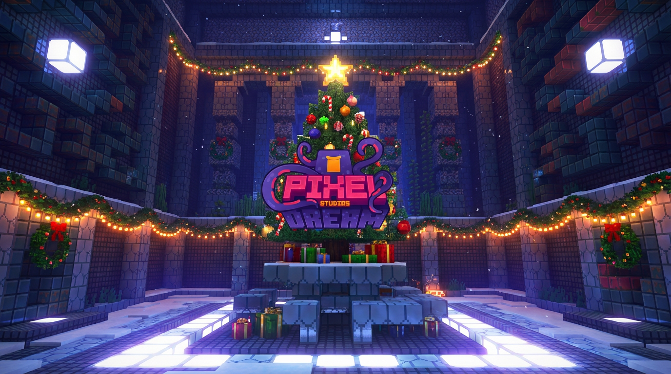 Christmas Pixel Dream Studios Banner